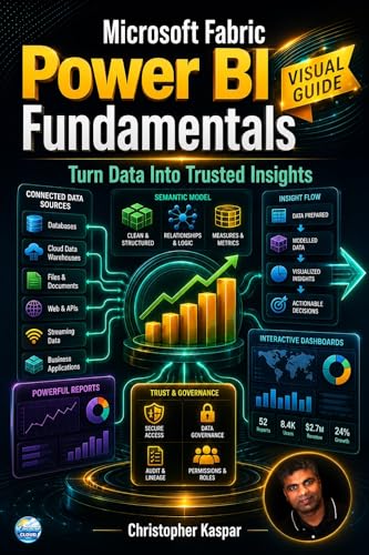 Microsoft Fabric Power BI Fundamentals - Visual Guide: The Complete Guide to Turning Data Into Trusted Business Insights book cover